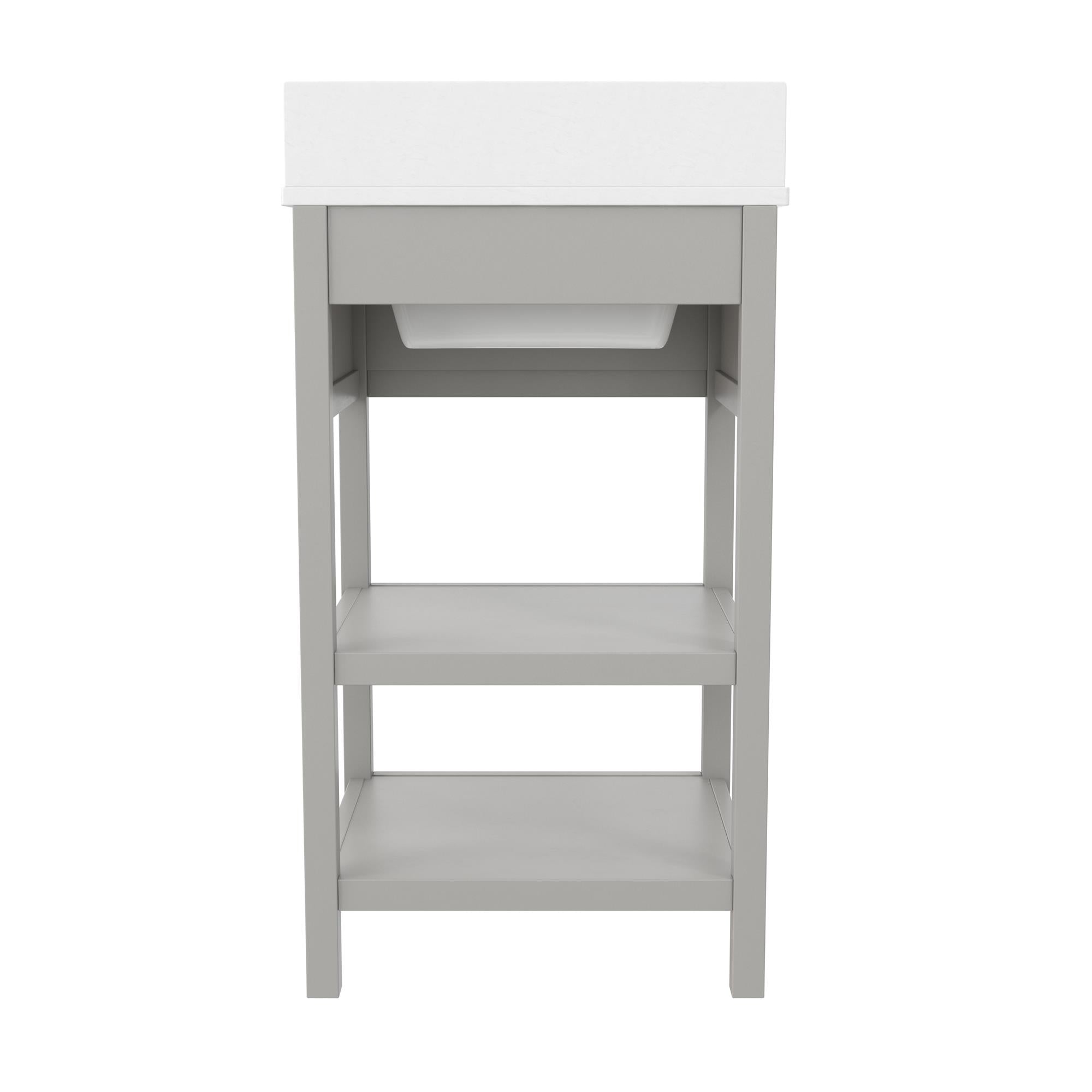RealRooms Pisa 20" Bathroom Vanity - Gray