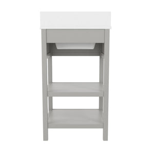 RealRooms Pisa 20" Bathroom Vanity - Gray