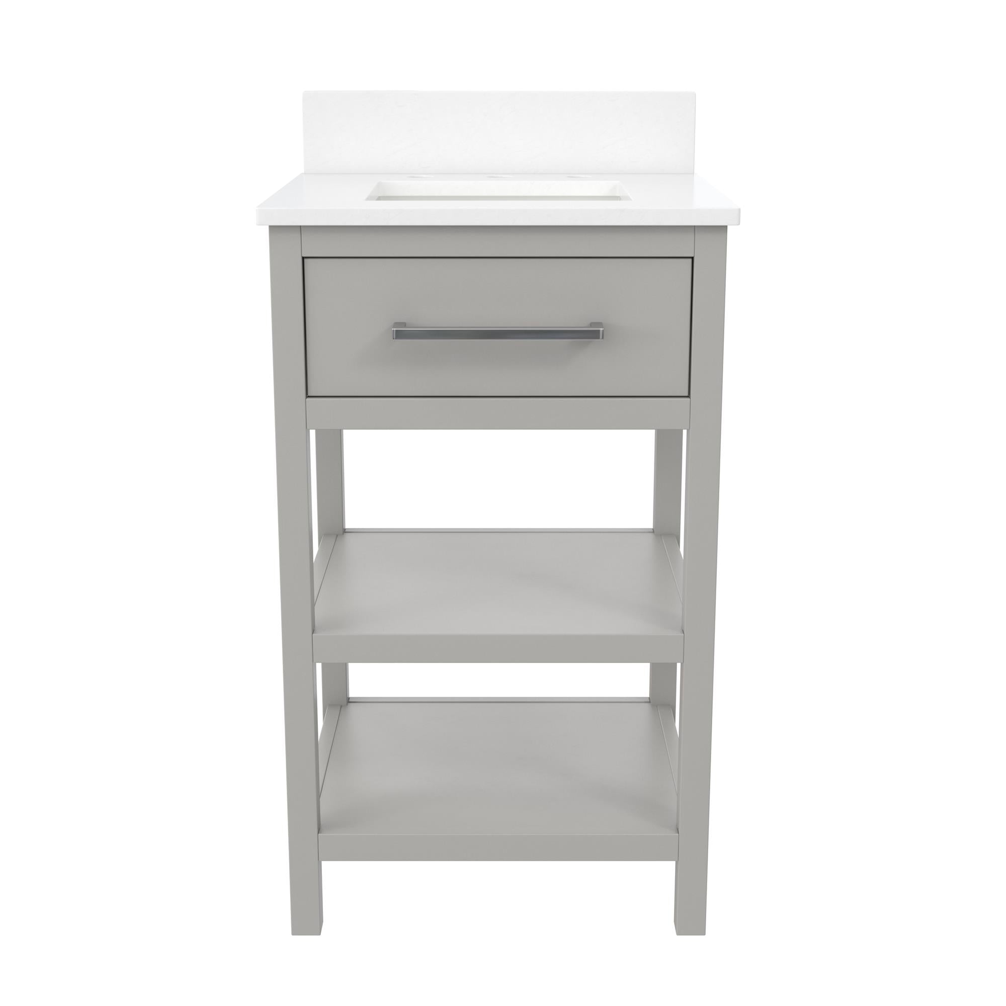 RealRooms Pisa 20" Bathroom Vanity - White