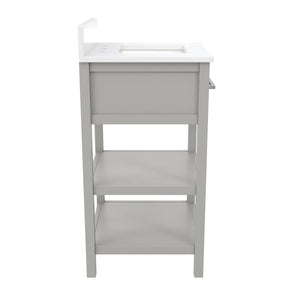 RealRooms Pisa 20" Bathroom Vanity - Gray