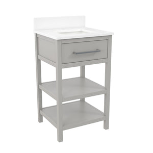 RealRooms Pisa 20" Bathroom Vanity - Gray