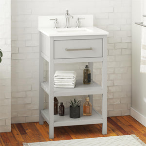 RealRooms Pisa 20" Bathroom Vanity - Gray
