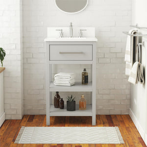 RealRooms Pisa 20" Bathroom Vanity - Gray