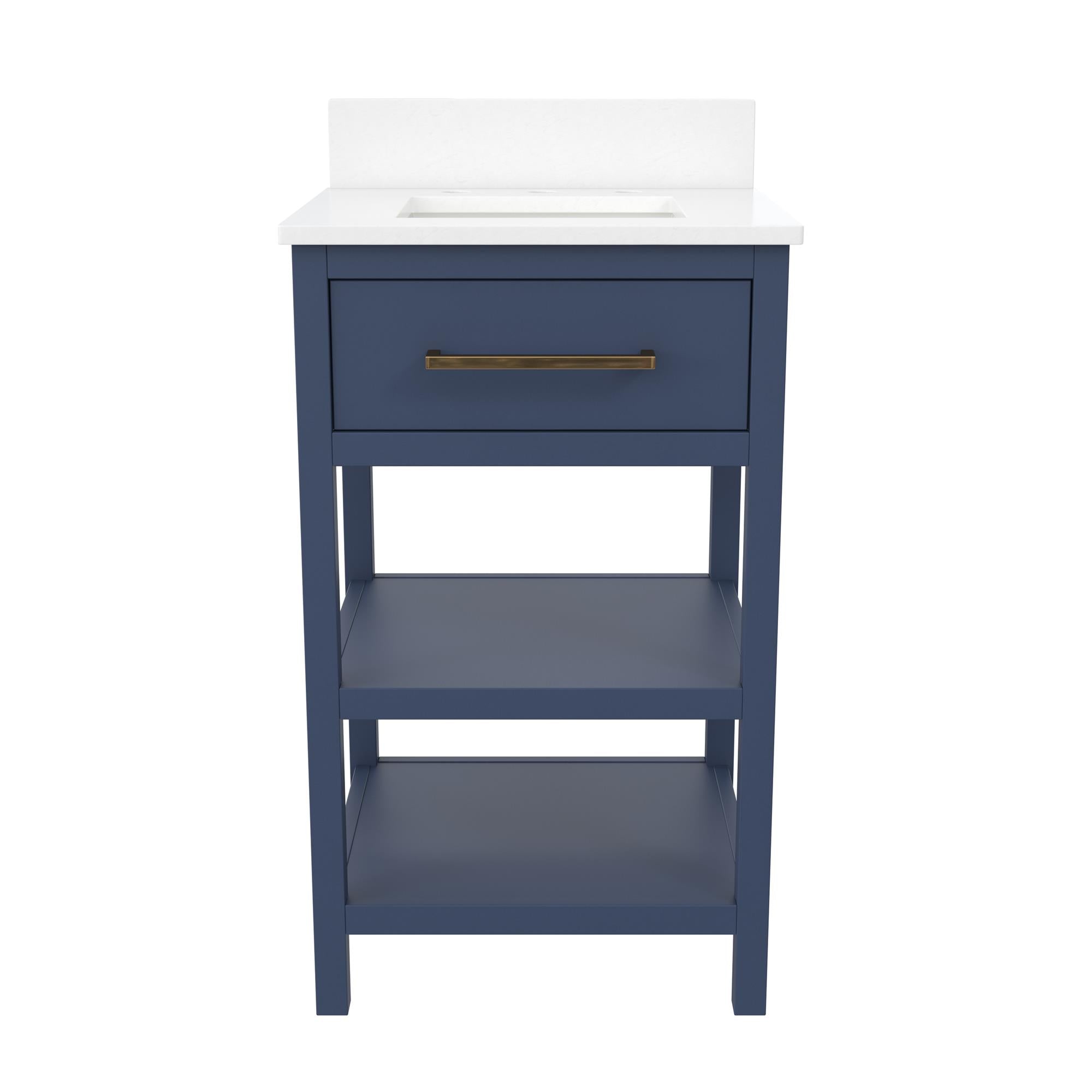 RealRooms Pisa 20" Bathroom Vanity - Navy