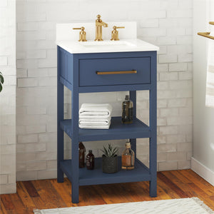 RealRooms Pisa 20" Bathroom Vanity - Navy