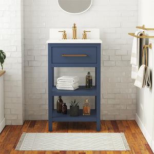 RealRooms Pisa 20" Bathroom Vanity - Navy
