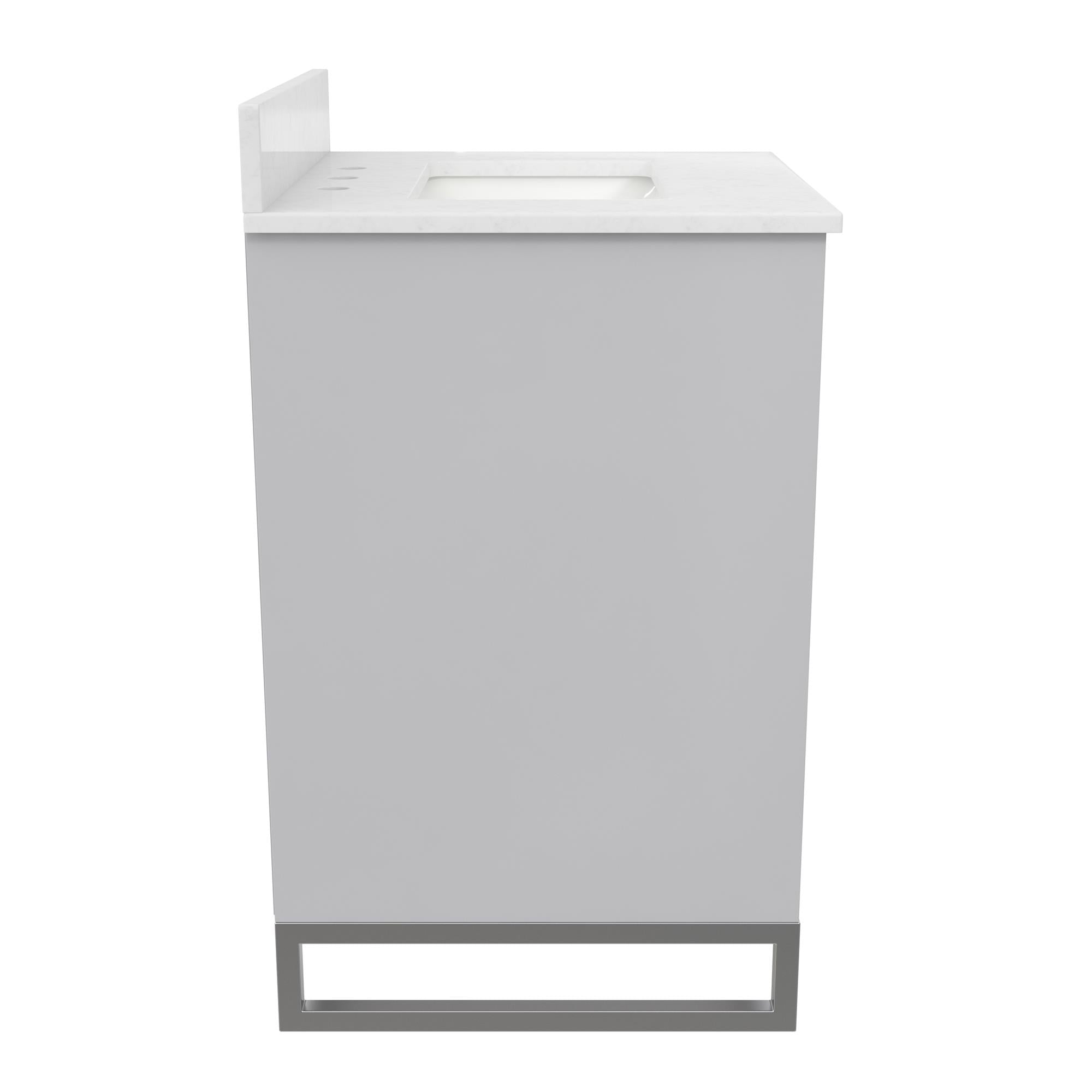 CosmoLiving Leona 24" Bathroom Vanity - Gray - 24"