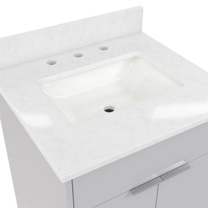 CosmoLiving Leona 24" Bathroom Vanity - Gray - 24"
