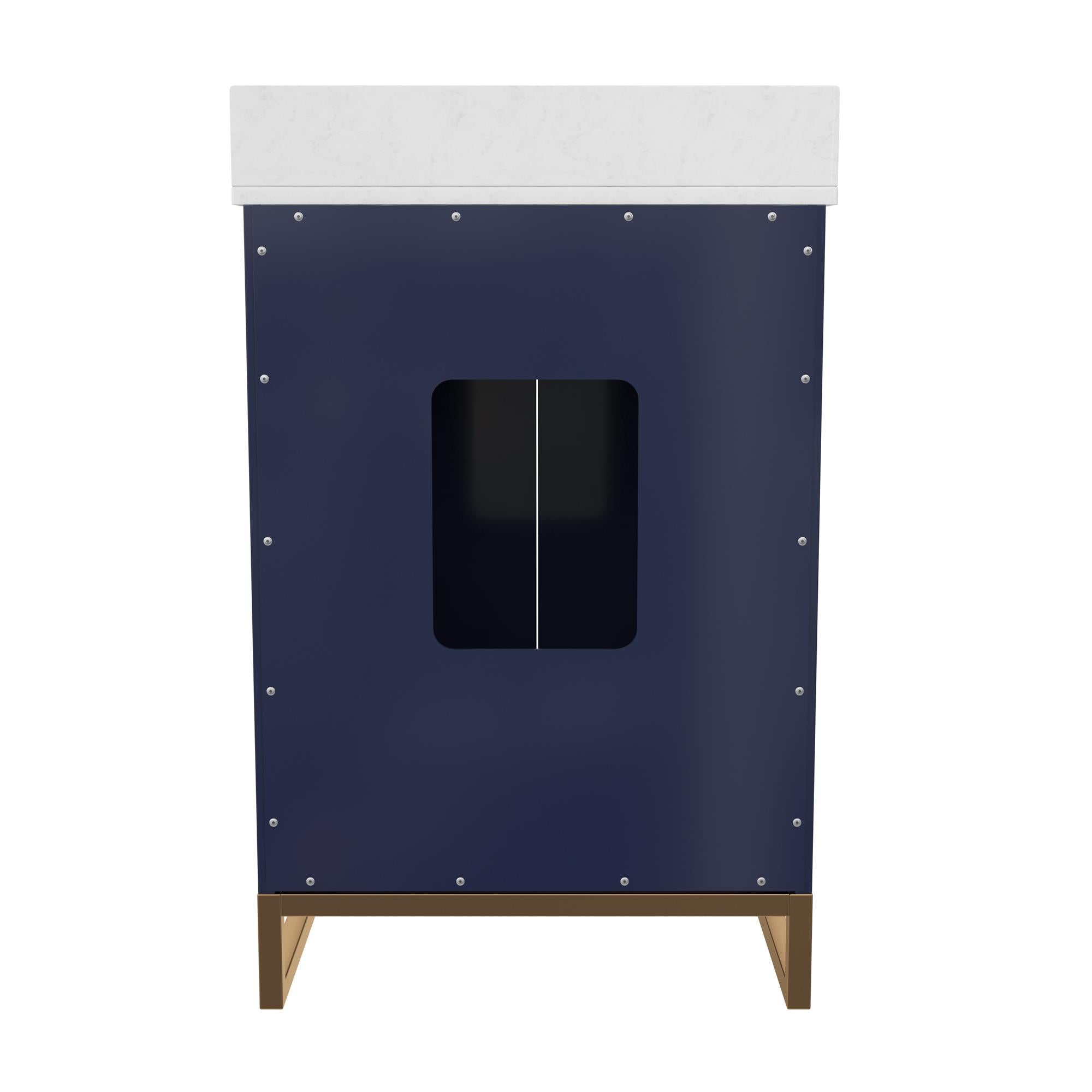 CosmoLiving Leona 24" Bathroom Vanity - Navy - 24"