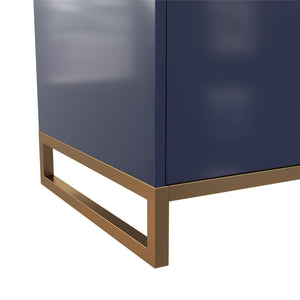 CosmoLiving Leona 24" Bathroom Vanity - Navy - 24"
