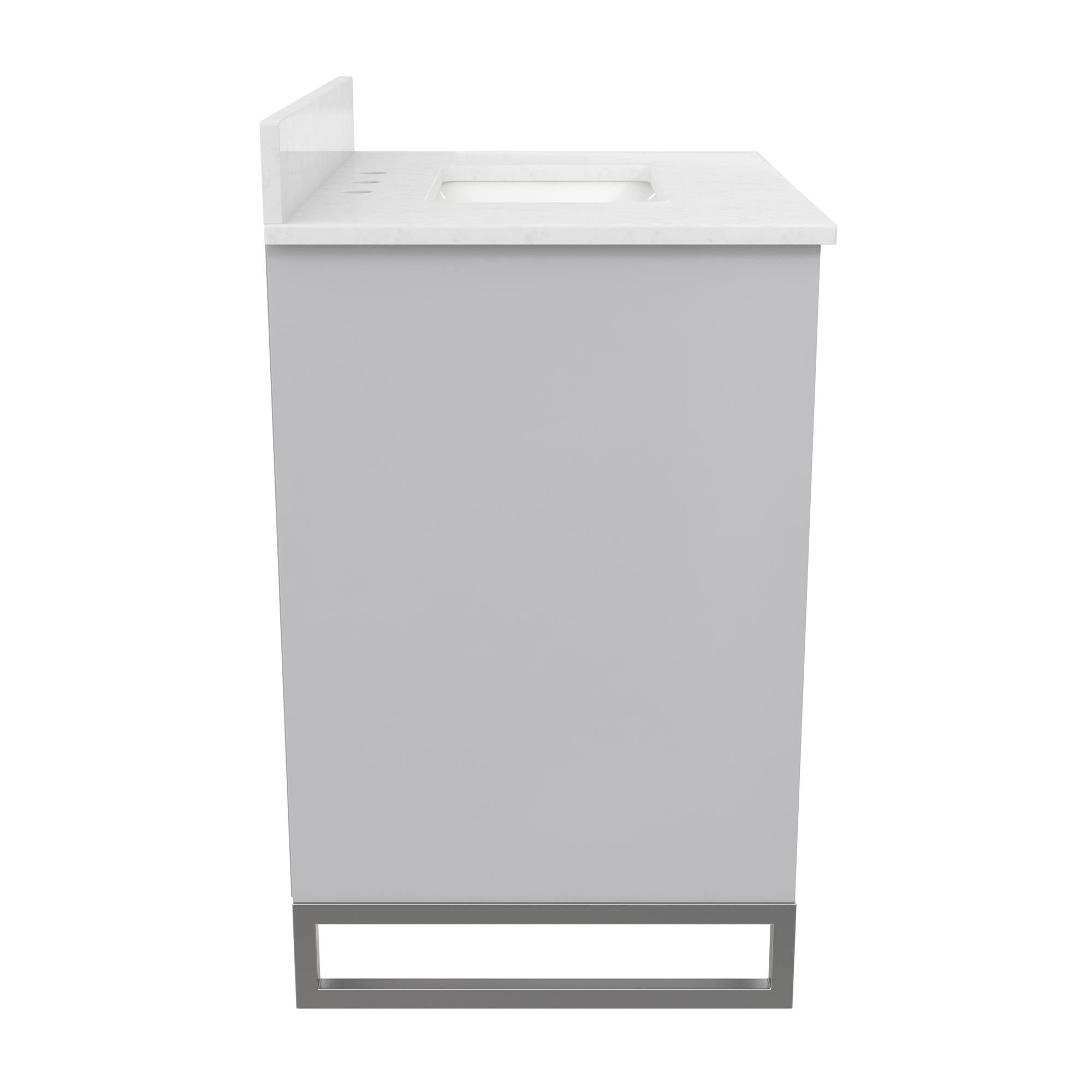 CosmoLiving Leona 30" Bathroom Vanity - Gray - 30"