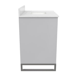 CosmoLiving Leona 30" Bathroom Vanity - Gray - 30"
