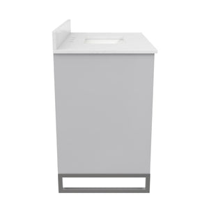 CosmoLiving Leona 36" Bathroom Vanity  - Gray - 36"