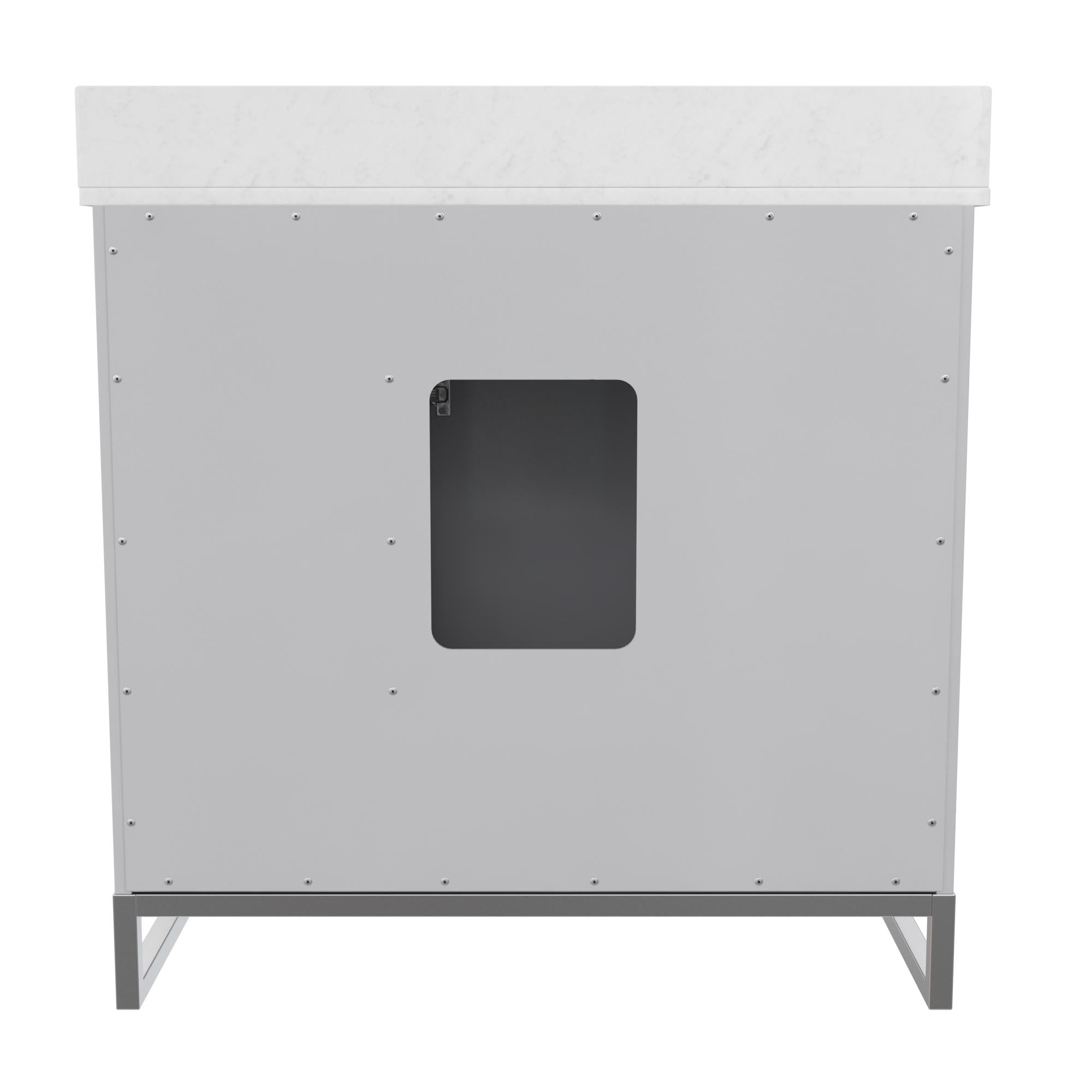 CosmoLiving Leona 36" Bathroom Vanity  - Gray - 36"