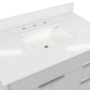 CosmoLiving Leona 36" Bathroom Vanity  - Gray - 36"