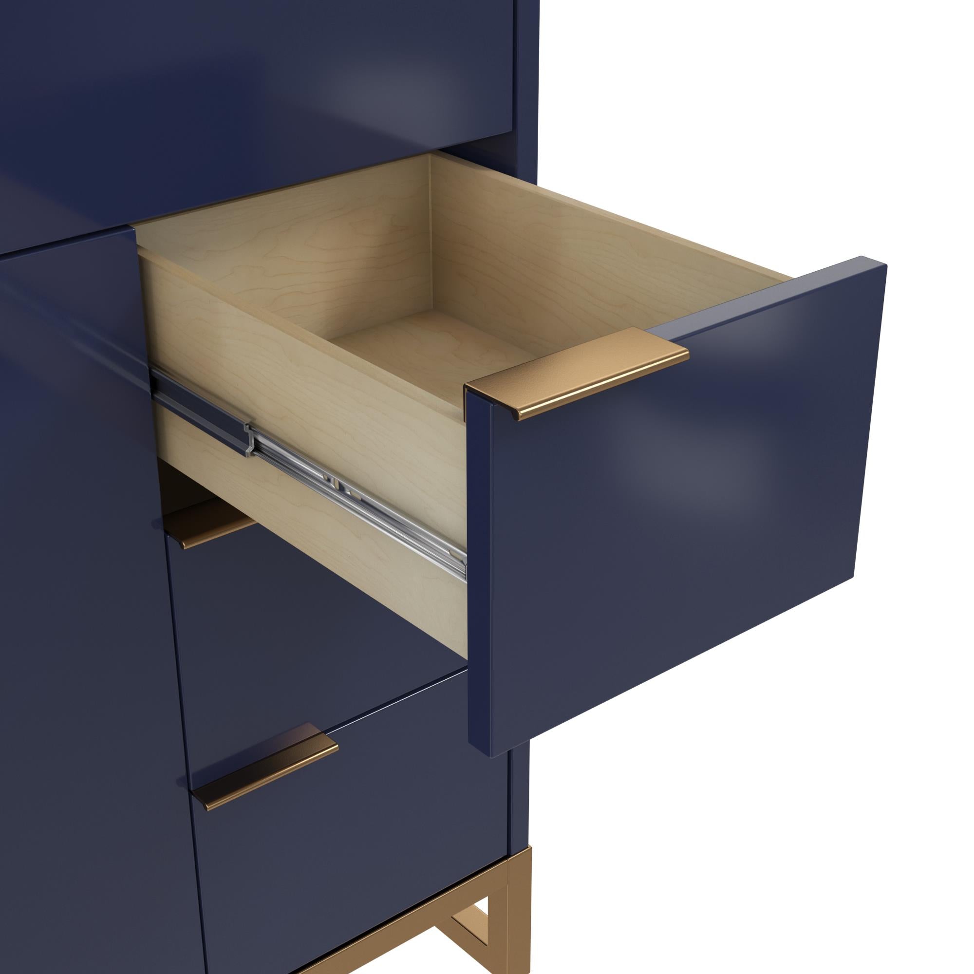 CosmoLiving Leona 36" Bathroom Vanity  - Navy - 36"