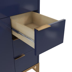 CosmoLiving Leona 36" Bathroom Vanity  - Navy - 36"