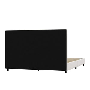 RealRooms Rio Upholstered Bed - White - Full