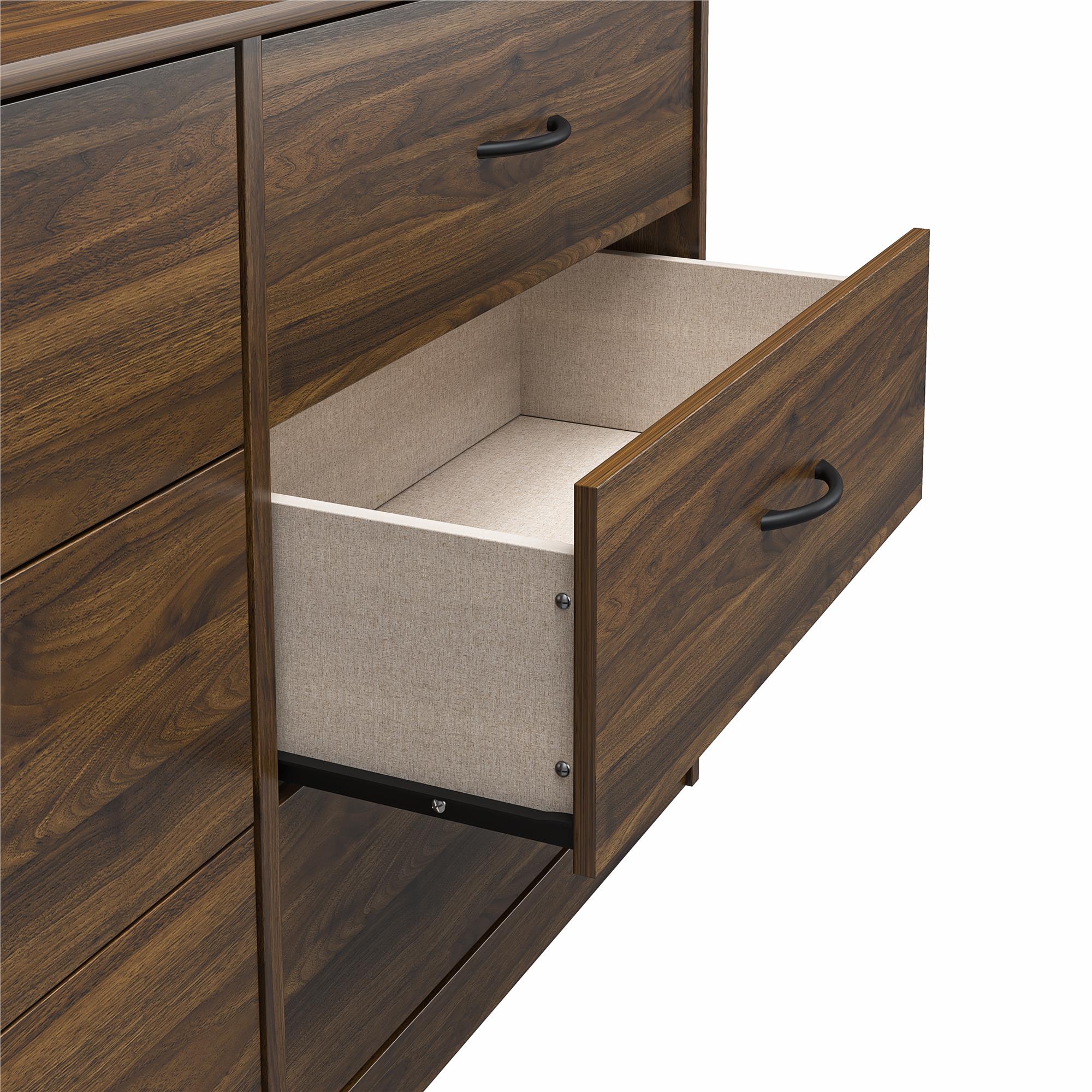 Ameriwood Home Emery 6 Drawer Dresser - Florence Walnut