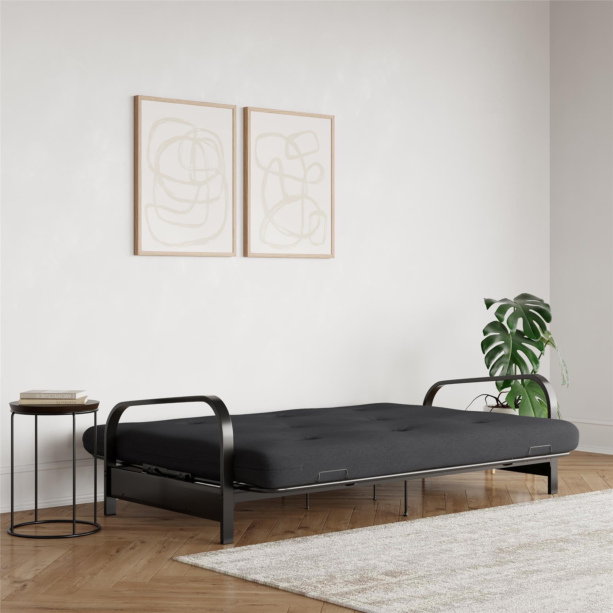 DHP Caddie 6" Futon Mattress - Black - Full