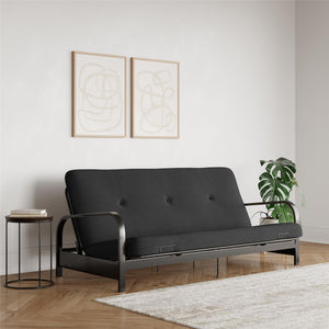 DHP Caddie 6" Futon Mattress - Black - Full