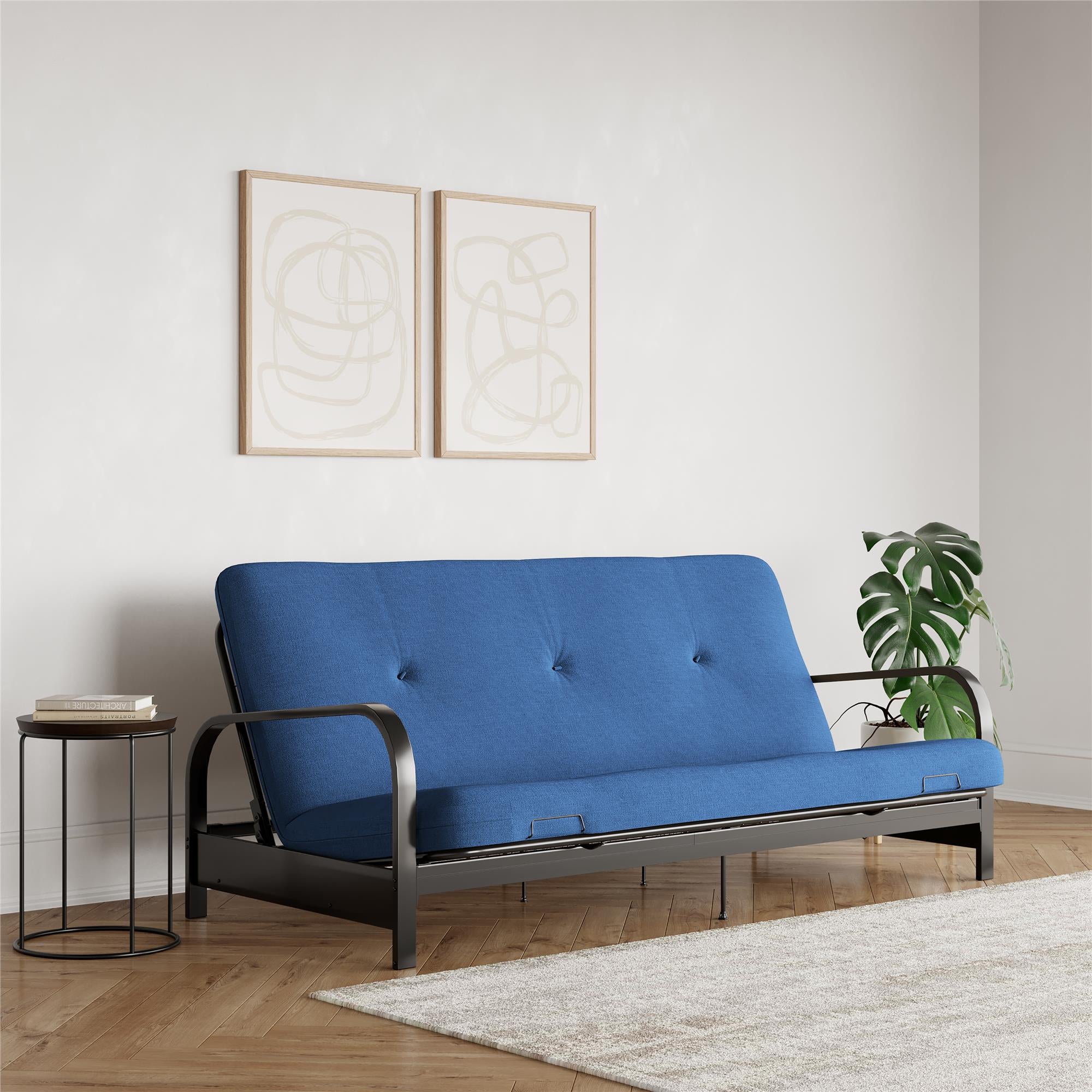 DHP Caddie 6" Futon Mattress - Blue - Full