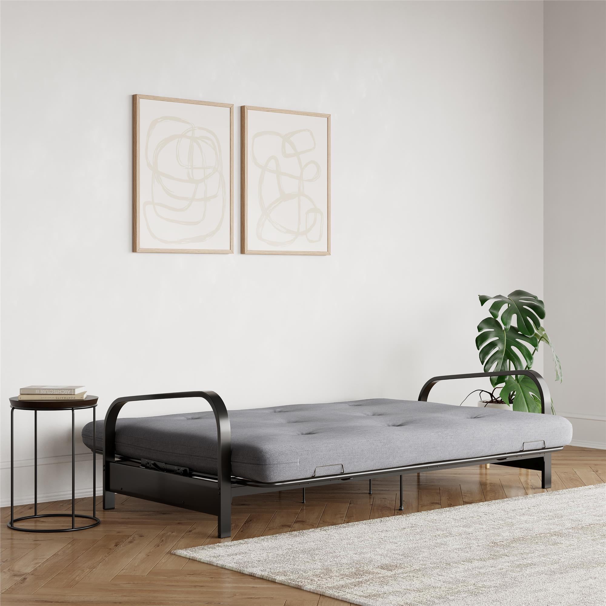 DHP Caddie 6" Futon Mattress - Light Gray - Full