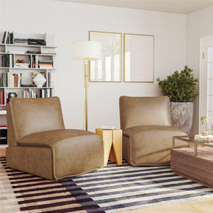 Cortney's Collection Gotham Power Motion Recliner - Acorn