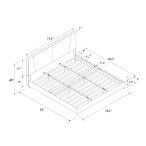 RealRooms Maverick Upholstered Bed - Black - King