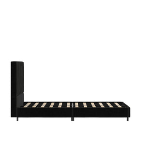 RealRooms Maverick Upholstered Bed - Black - Twin
