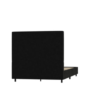 RealRooms Maverick Upholstered Bed - Black - Twin