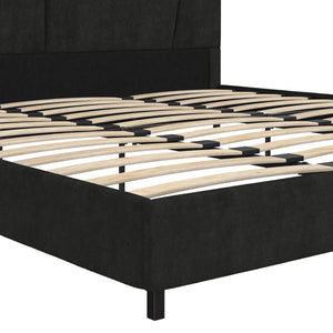 RealRooms Maverick Upholstered Bed - Black - King