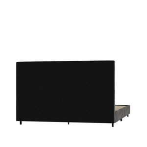 RealRooms Maverick Upholstered Bed - Gray - Full