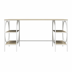 Ameriwood Home Strafford Double Pedestal Desk - Pale Oak