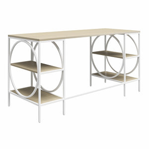 Ameriwood Home Strafford Double Pedestal Desk - Pale Oak