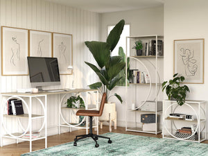 Ameriwood Home Strafford Double Pedestal Desk - Pale Oak