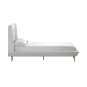 DHP Aliyah Upholstered Bed Frame - Light Gray - Twin