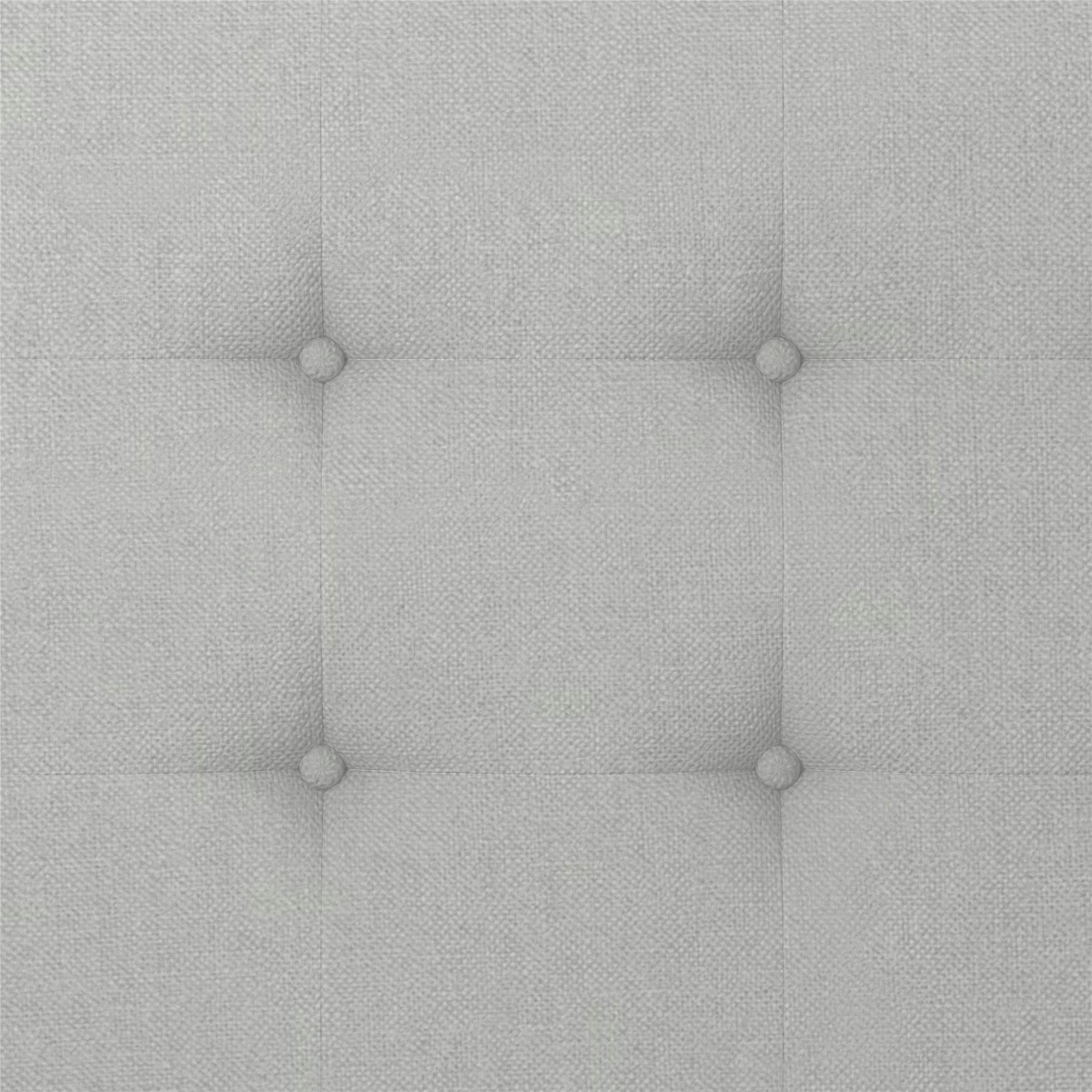 DHP Aliyah Upholstered Bed Frame - Light Gray - Twin