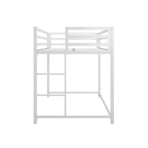 DHP Miles Kids' Low Loft Bed - White - Twin