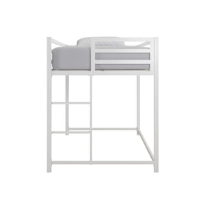 DHP Miles Kids' Low Loft Bed - White - Twin