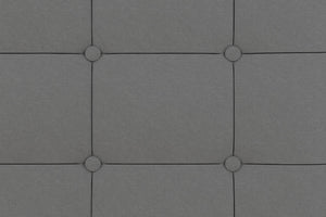 DHP Rose Upholstered Bed Frame - Gray - Twin