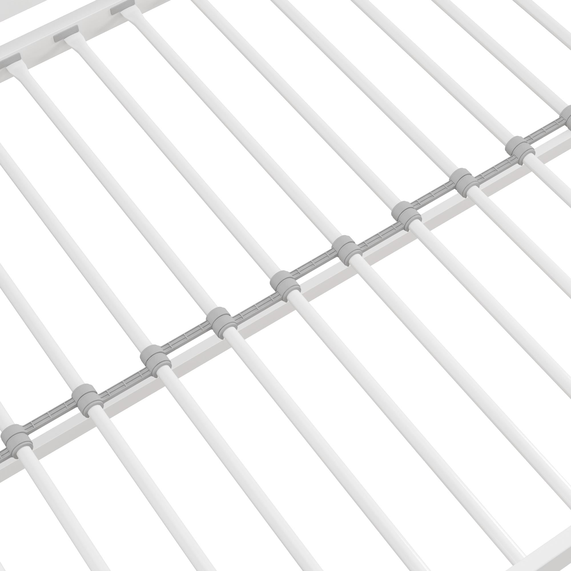 DHP Miles Kids' Low Loft Bed - White - Twin