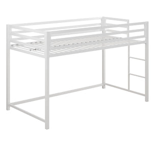 DHP Miles Kids' Low Loft Bed - White - Twin