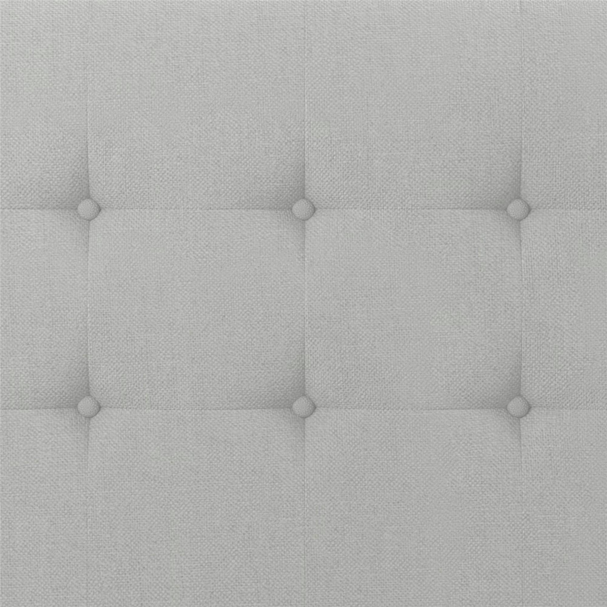 DHP Aliyah Upholstered Bed Frame - Light Gray - King
