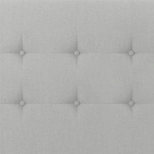 DHP Aliyah Upholstered Bed Frame - Light Gray - King