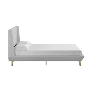 DHP Aliyah Upholstered Bed Frame - Light Gray - Full