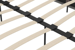 DHP Rose Upholstered Bed Frame - Gray - Queen