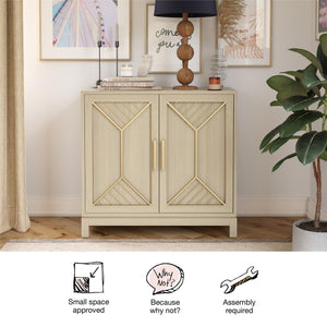 Mr. Kate Neely Accent Cabinet - Pale Oak