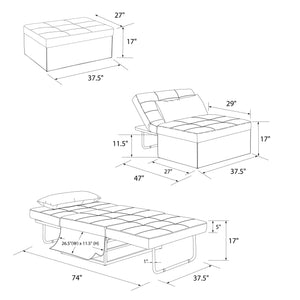 RealRooms 4-in-1 Sofa - Blue