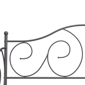 DHP Victoria Metal Daybed - Pewter - Full